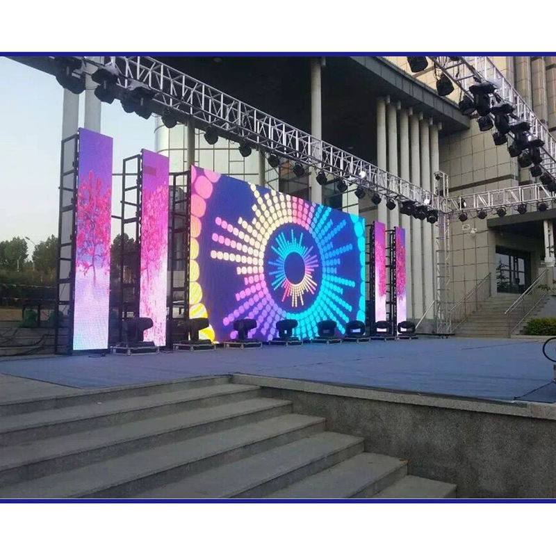 वाणिज्यिक एचडी किराया एलईडी डिस्प्ले लचीला 3 डी पूर्ण रंग SMD1921