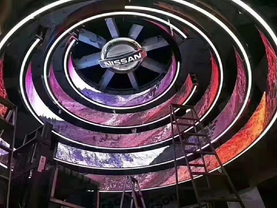 5V 60A आउटडोर एलईडी वीडियो डिस्प्ले, बहुरंगी एलईडी पैनल स्क्रीन आउटडोर