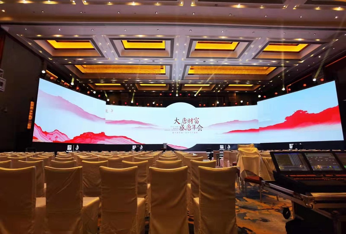 बहुरंगी इनडोर एलईडी वॉल स्क्रीन पैनल