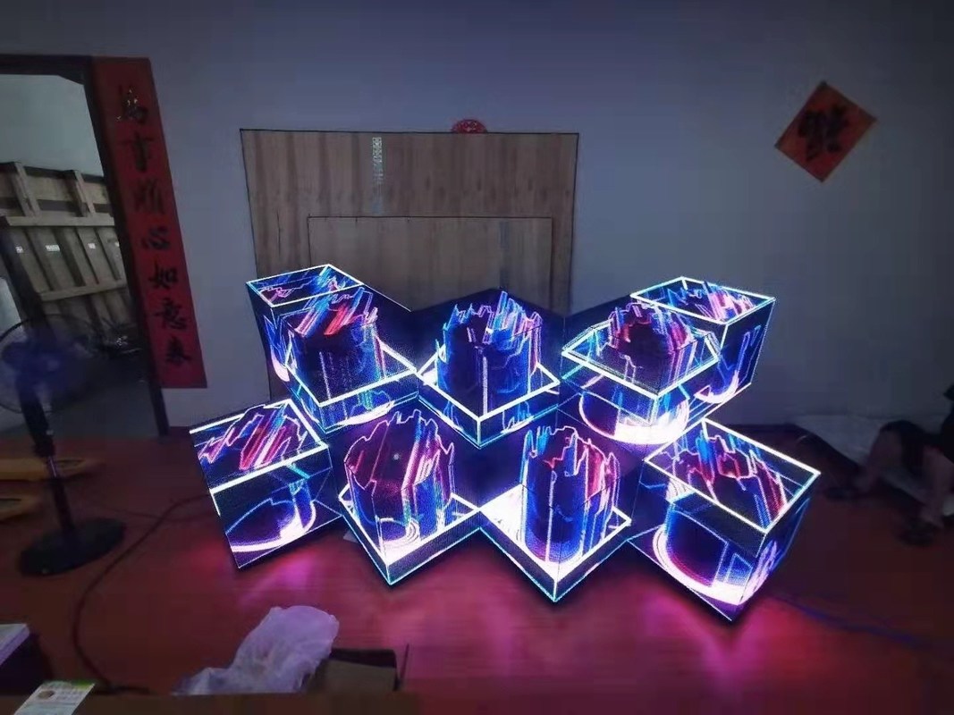 हल्के लचीला एलईडी डिस्प्ले स्क्रीन दीवार बहुरंगी 2 मिमी पिक्सेल पिच